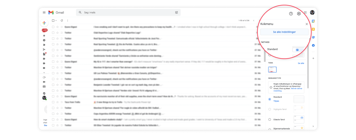 how to change gmail password