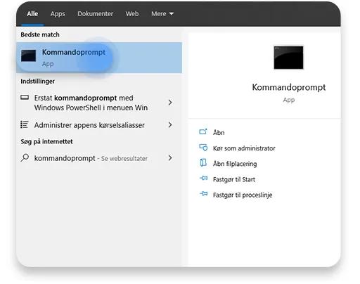 hvordan finder man sin ip adresse