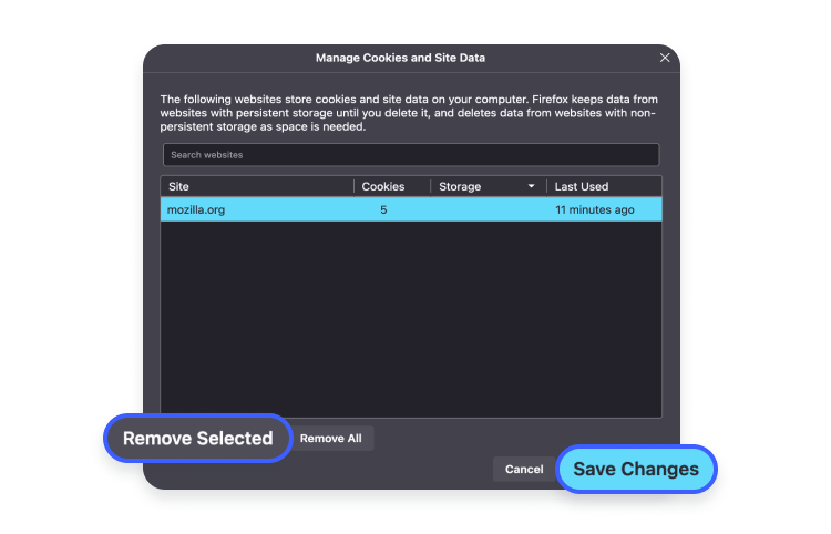 Firefox on desktop step 4