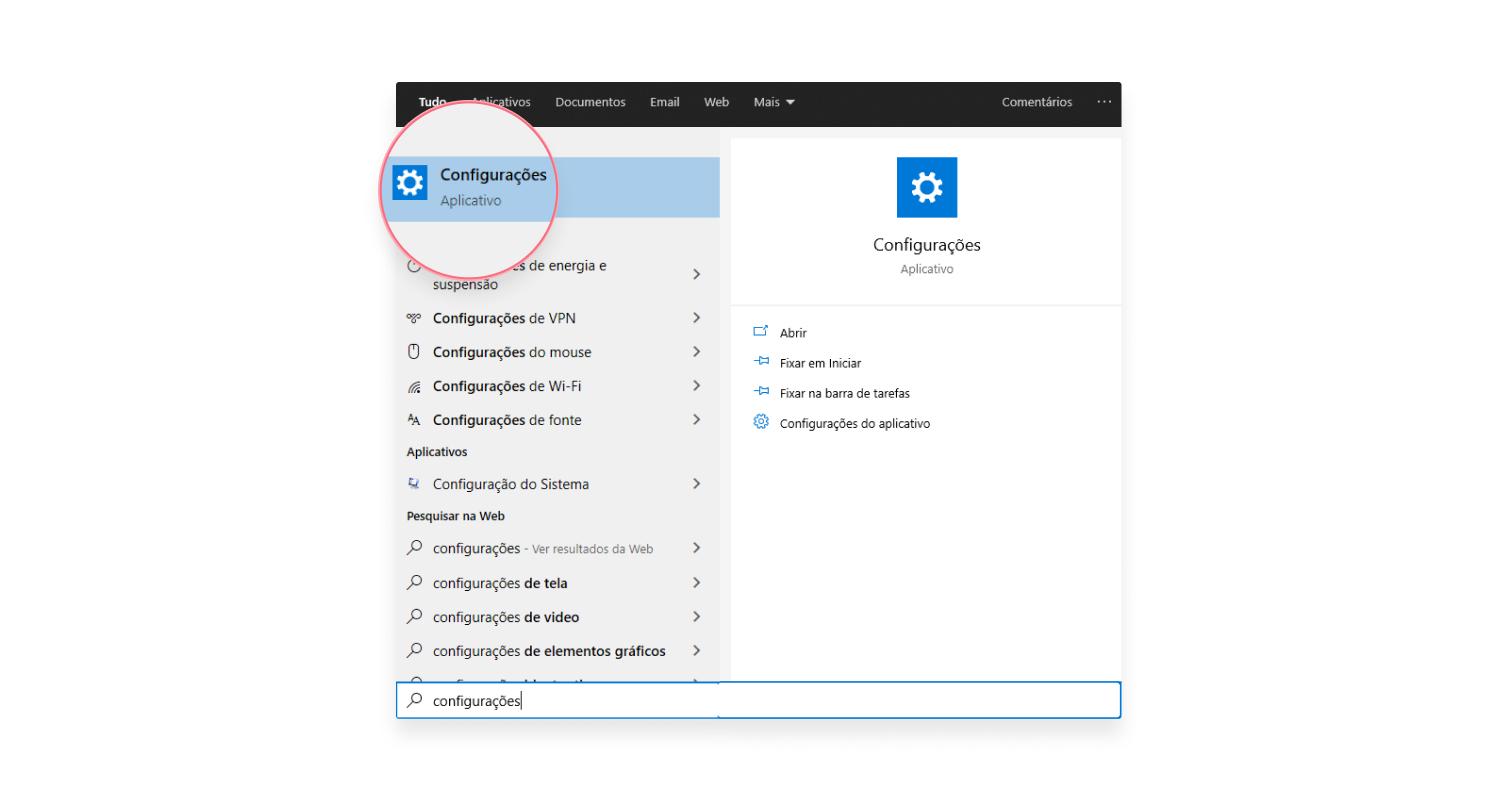 Reinicie o adaptador de rede: passo nº1