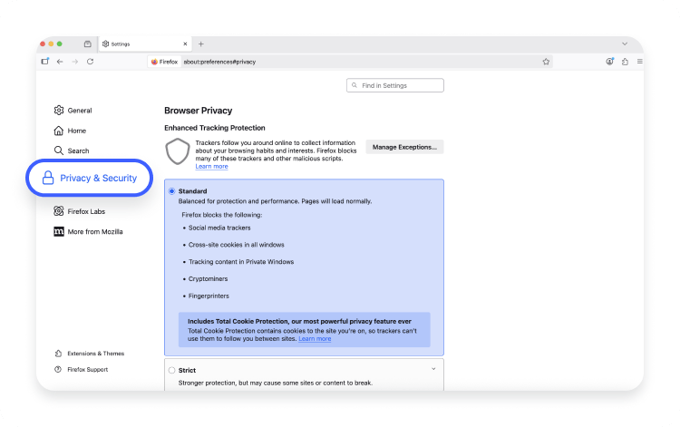 Saved passwords on Firefox 2