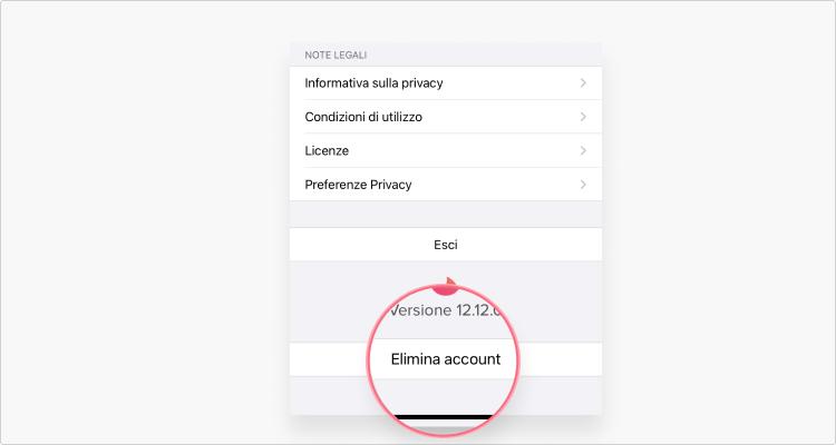 eliminare account tinder passo 1