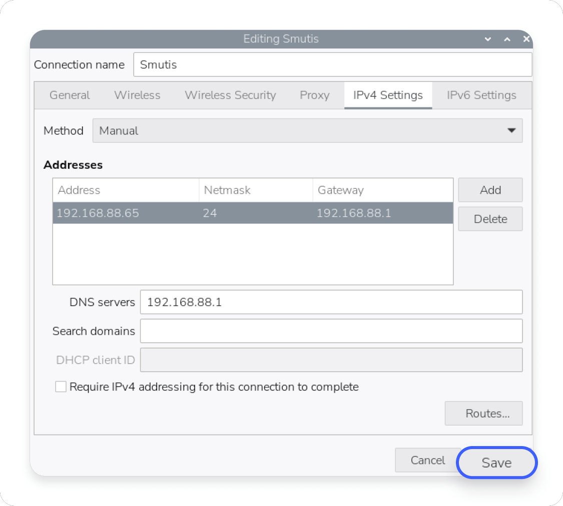 How to set a static IP on Raspberry Pi: Step 4