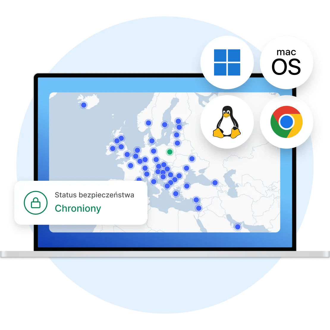 NordVPN jest dostępny na wszystkich głównych platformach.