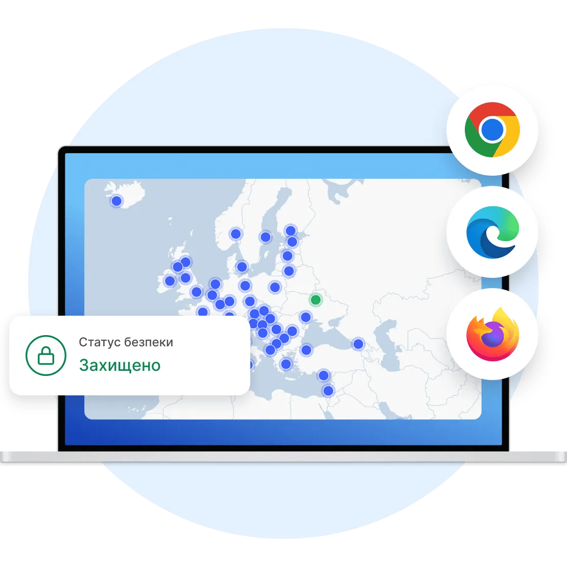 NordVPN пропонує проксі-розширення для Chrome, Edge і Firefox
