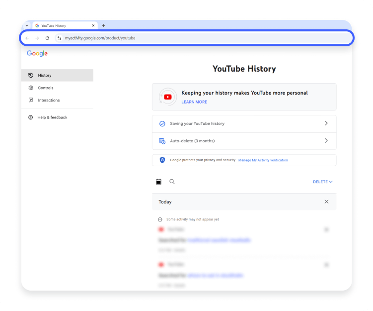 Search history 31
