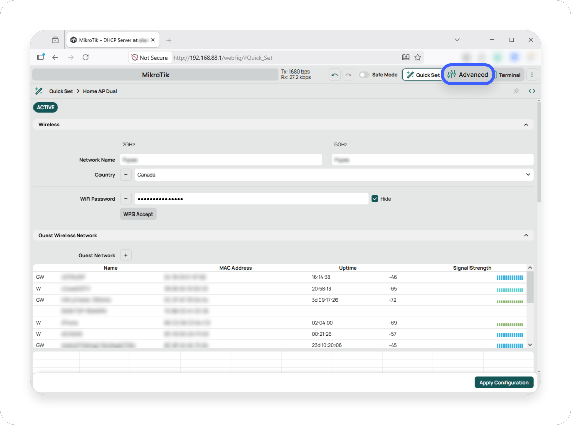 How to set a static IP through a router: Step 2