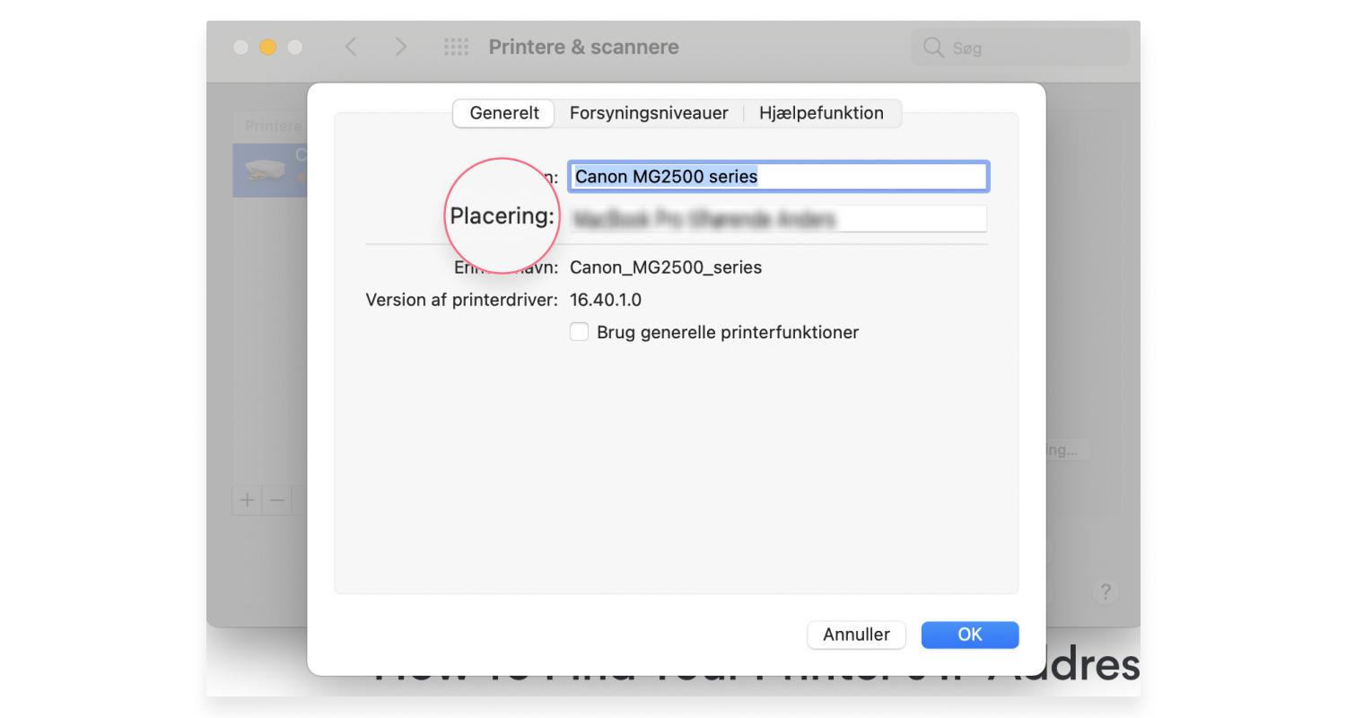 How to find Printer&#39;s IP address