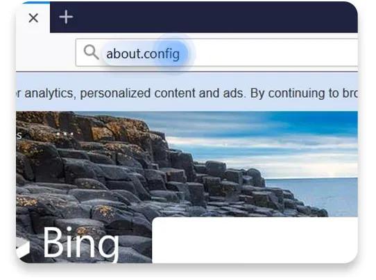 inaktiverar WebRTC i Firefox: steg 1
