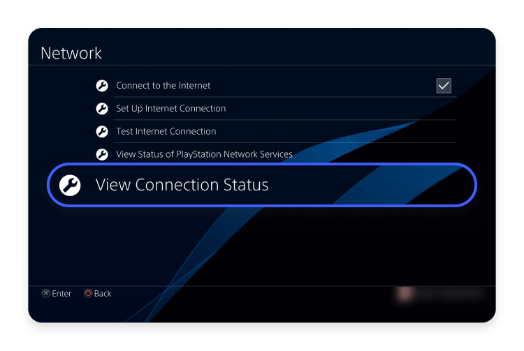 Ps4 ip address step 3