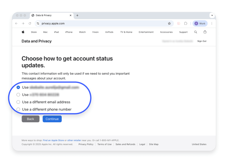 How to permanently delete an Apple ID account: Step 6
