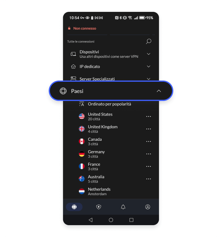 Paesi Android