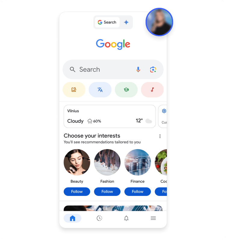 Search history 20