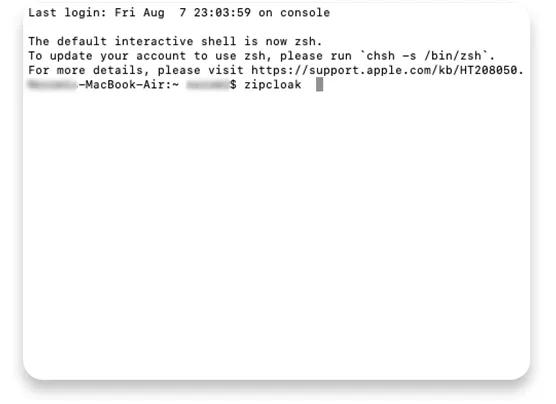 mac フォルダ パスワード：ステップ8