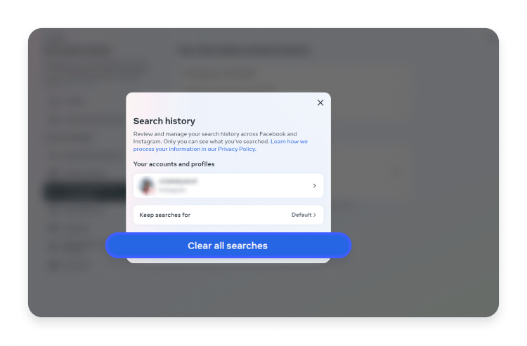 Search history 52