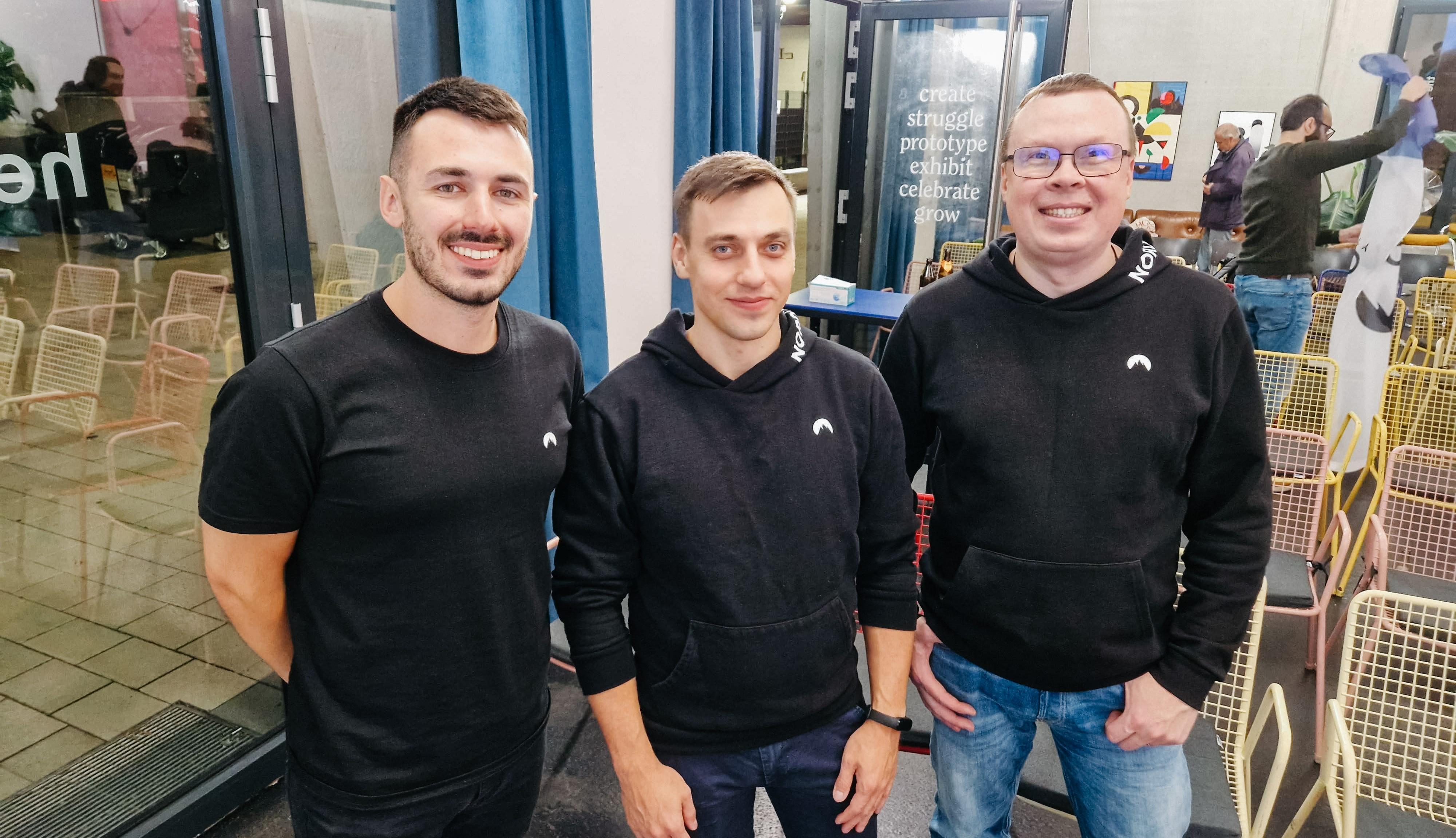 Three speakers at the Nord Security NordTech meetup in Berlin.