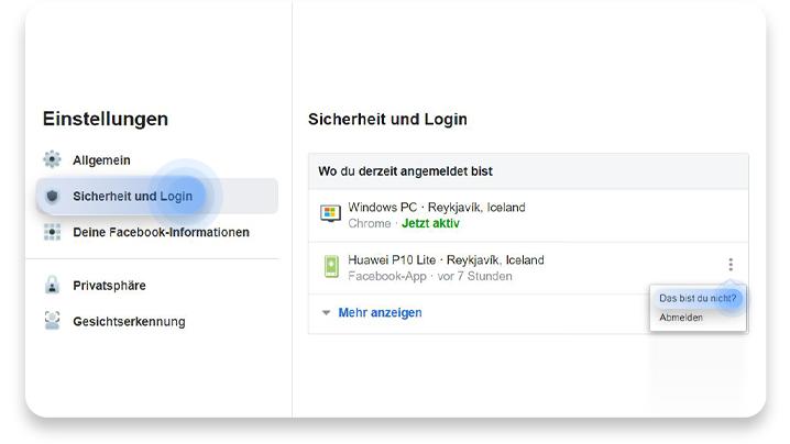 So findet ihr heraus, ob euer Facebook Account gehackt wurde Schritt 3