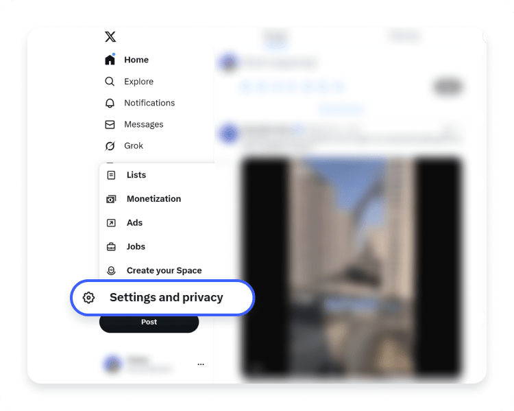 How to delete Twitter on desktop: step 2