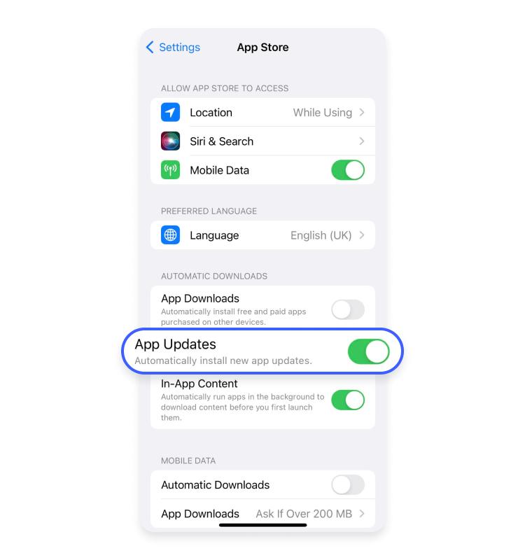 App Updates