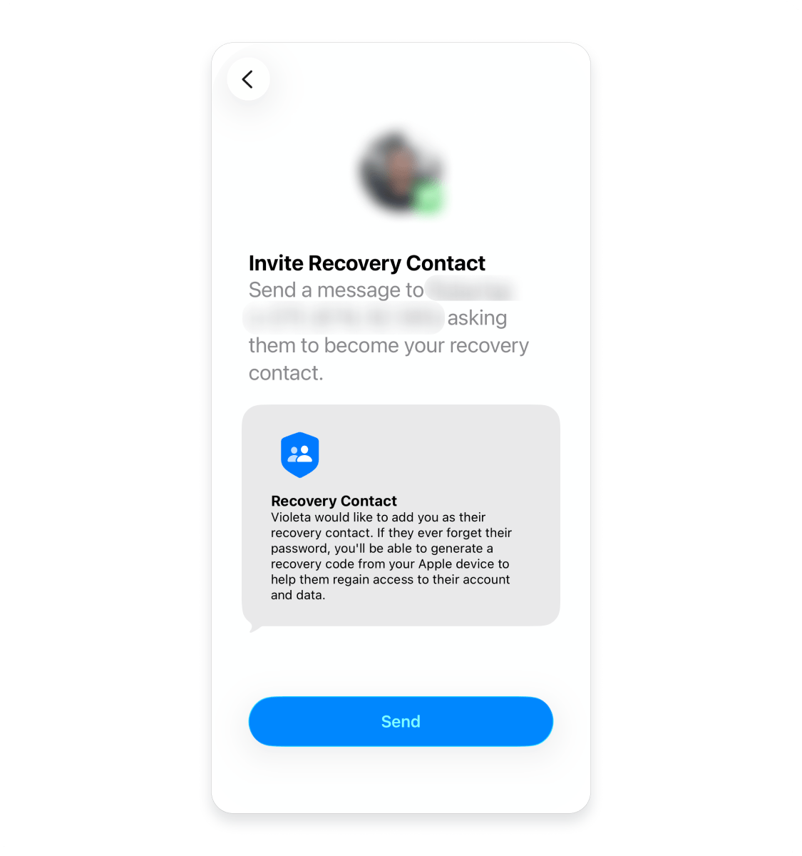 How to turn on Advanced Data Protection on an iPhone: Step 7.