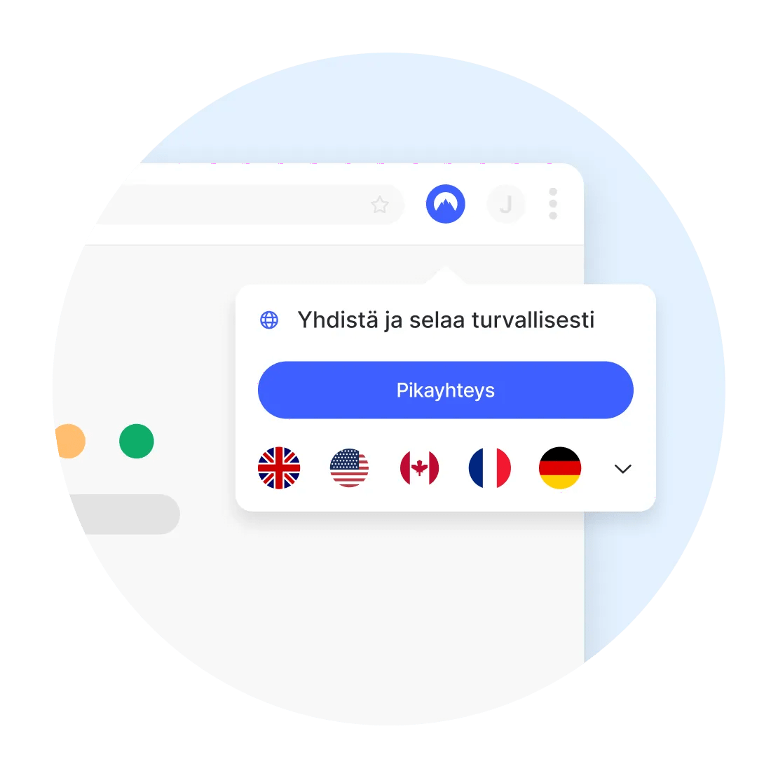Turvallista selausta VPN-välityspalvelinlaajennuksella