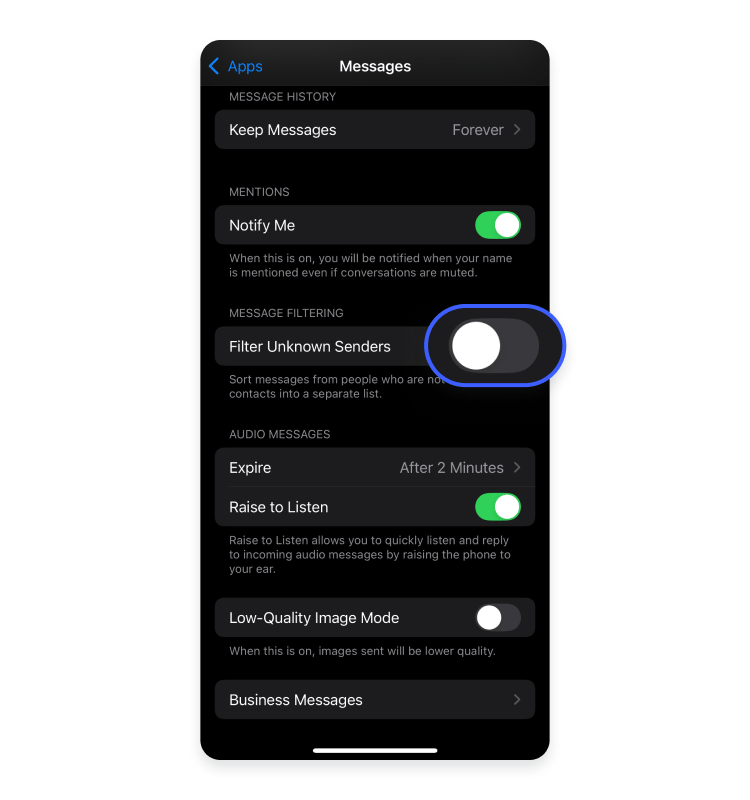 how to block a number on an iPhone: step 17