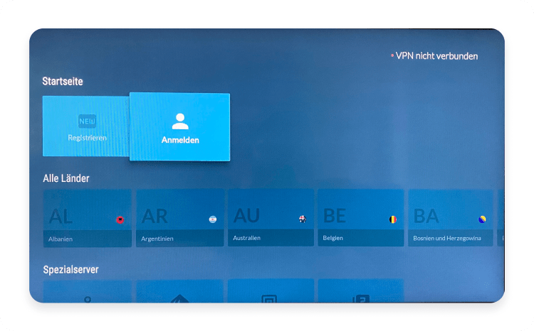 Fire TV Stick einrichten Schritt 2