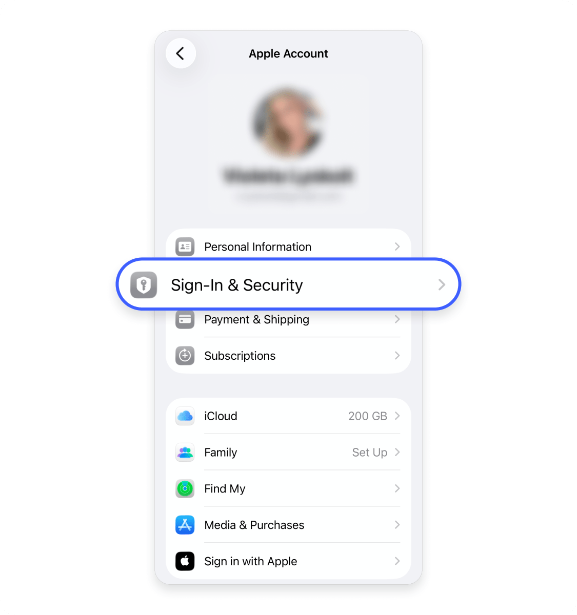 How to add a trusted phone number to your Apple account: Step 2.