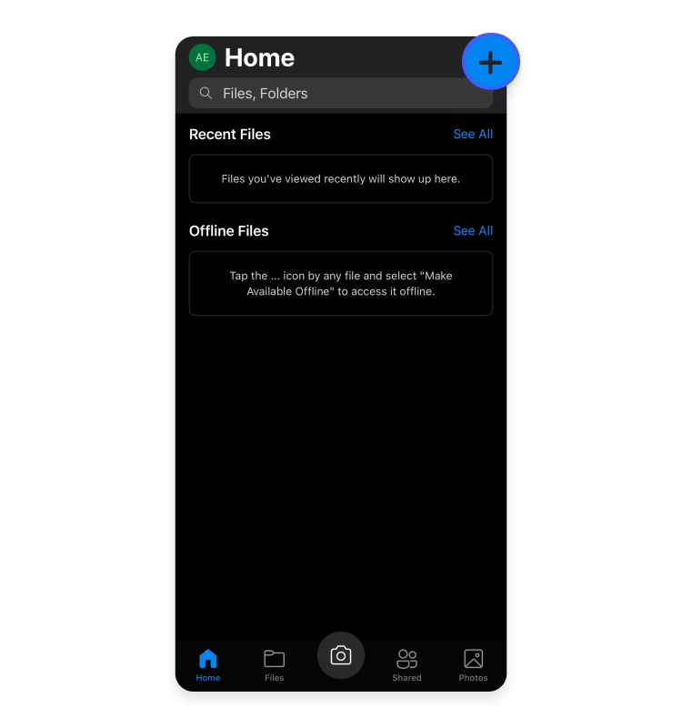 Phone to a PC using cloud storage with OneDrive: step 2