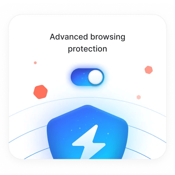 Advanced browsing protection is on.