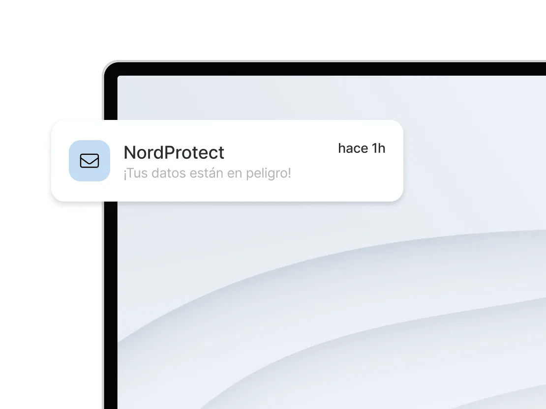 nordprotect email notification pop up md es