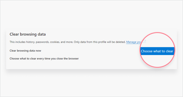 Delete cookies in Windows 10 and 11