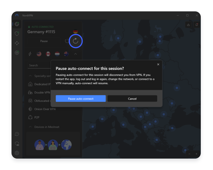 pause auto-connect vpn