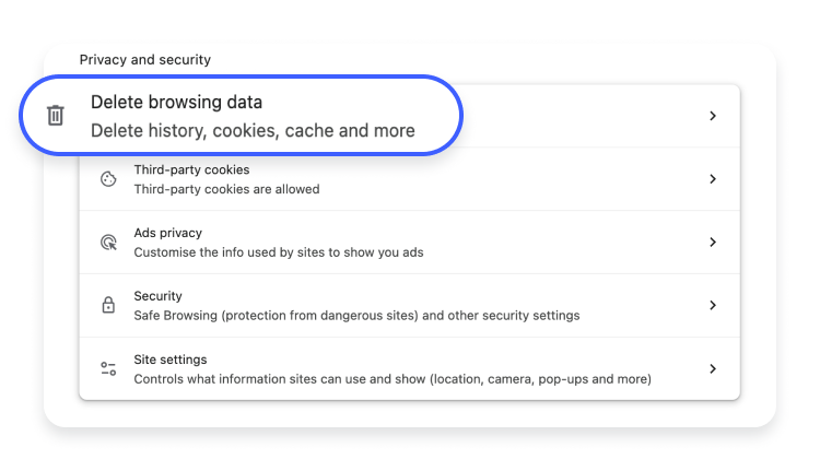 Chrome on desktop step 3