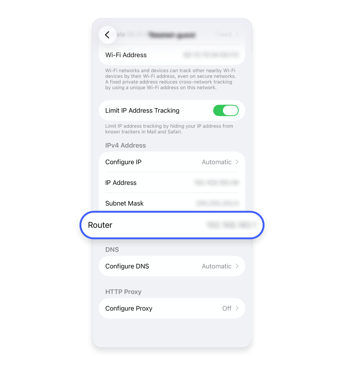 How to find your router’s IP address on iPhone: Step 4