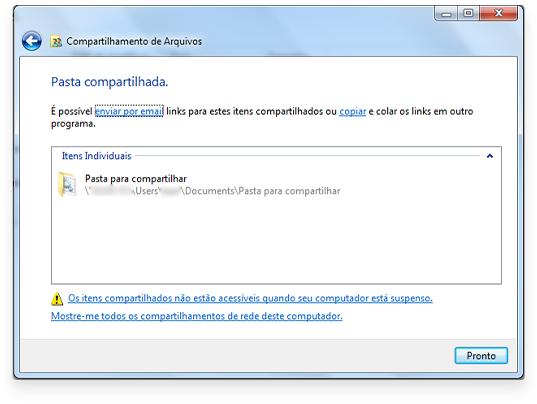 como colocar senha em uma pasta compartilhada na rede: passo nº3