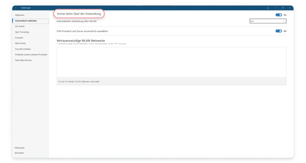 Windows VPN automatisch verbinden