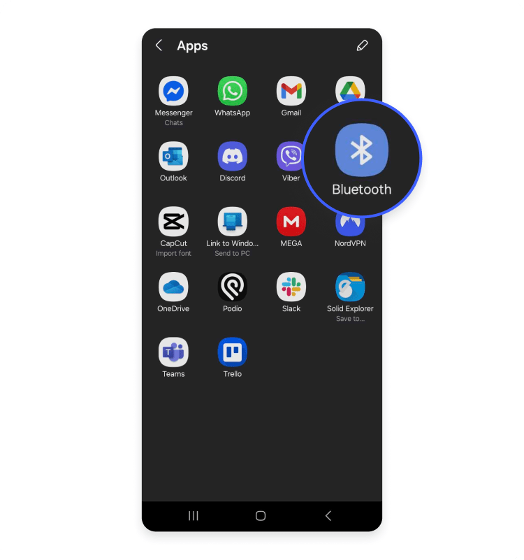 Android phone to a Mac using Bluetooth: step 7