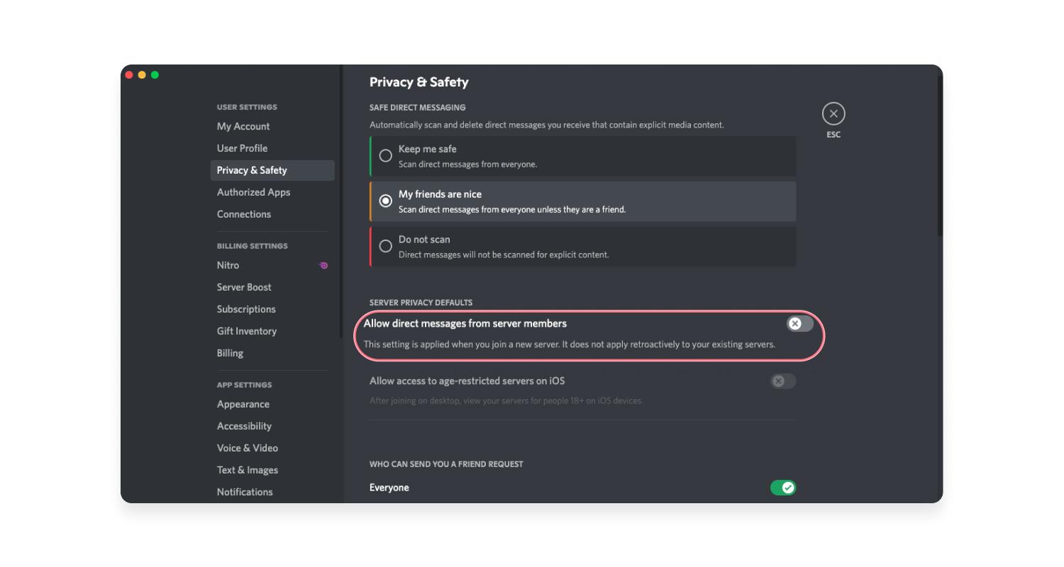How to stay safe on Discord