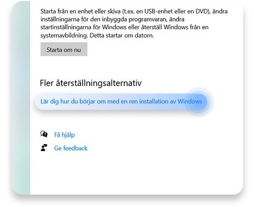 Använd Windows 10 eller 11 Refresh Tool