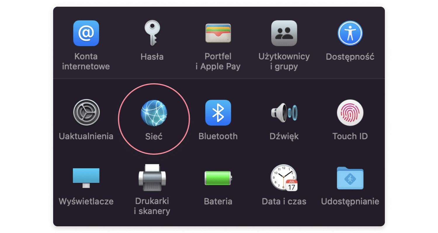 Jak sprawdzić adres IP na macOS: krok 1