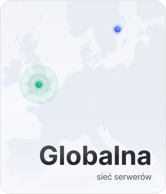 Fragment mapy pokazujący, że NordVPN ma serwery VPN w ponad 178 lokalizacjach.