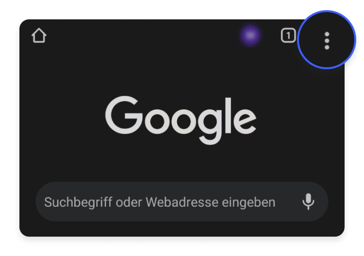 Cache leeren in Android Schritt 1