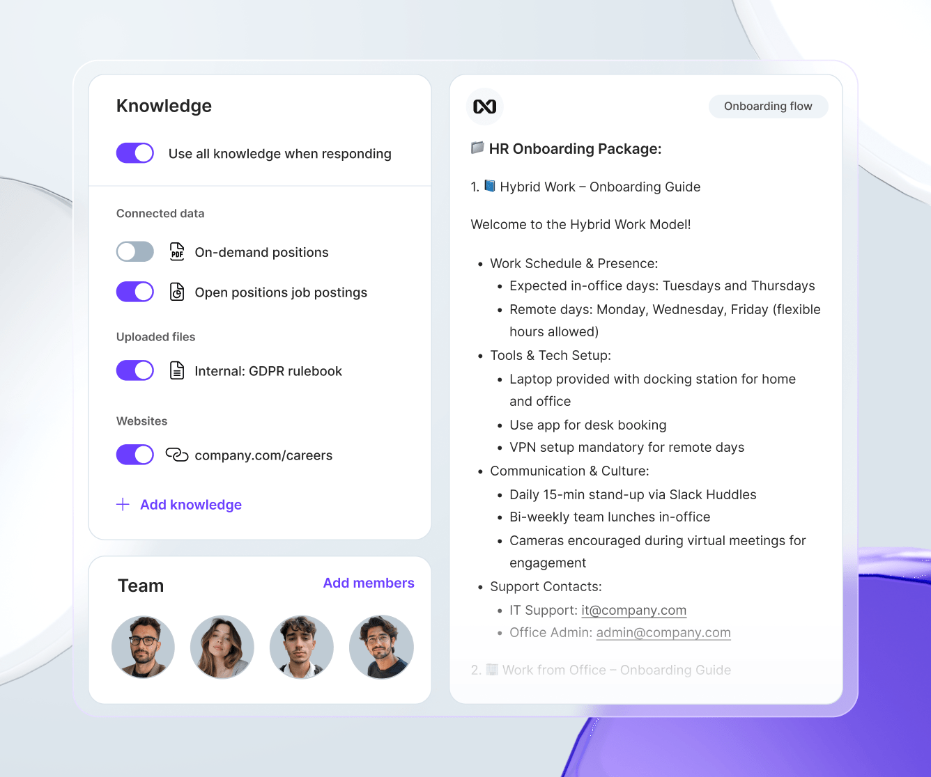 human resources teams uses nexos.ai