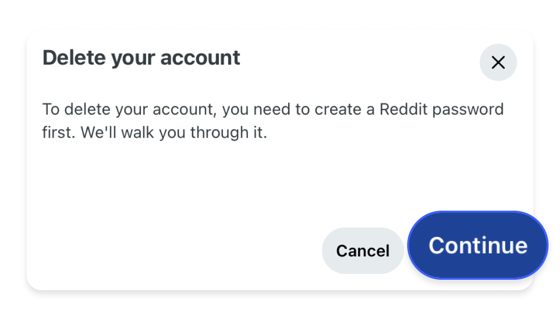 How to delete your Reddit account through the browser 3