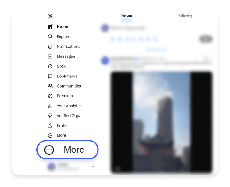 How to delete Twitter on desktop: step 1
