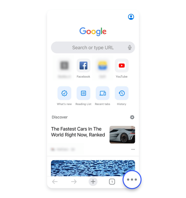 three dots icon