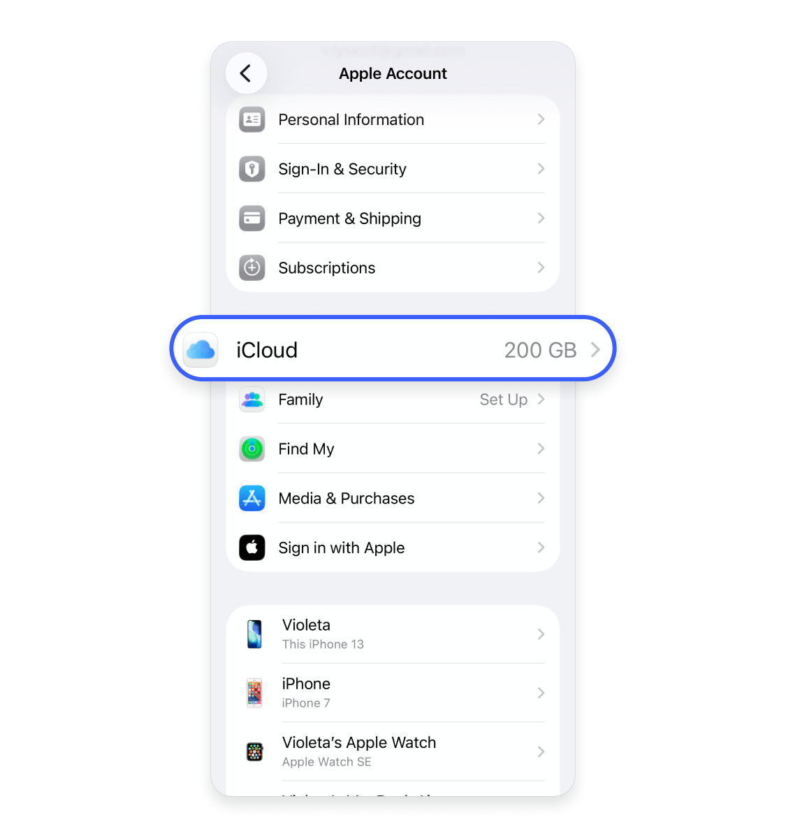 How to turn on Advanced Data Protection on an iPhone: Step 2.