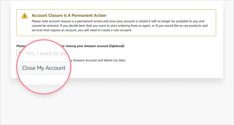 Delete Amazon