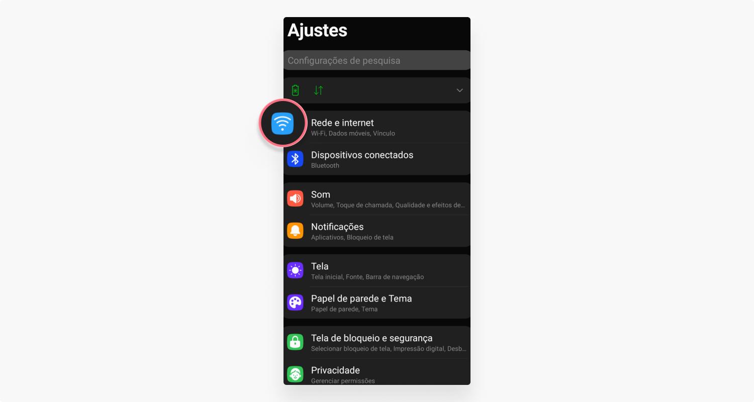 Como Mudar seu Servidor DNS no android: passo 2